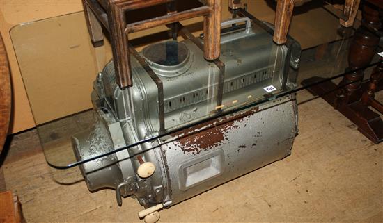 Old Brighton Cinema projector table, salvaged from Astoria Theatre